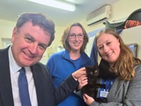 Central Devon MP visits RSPCA animal shelter