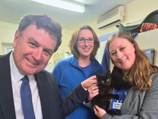 Central Devon MP visits RSPCA animal shelter