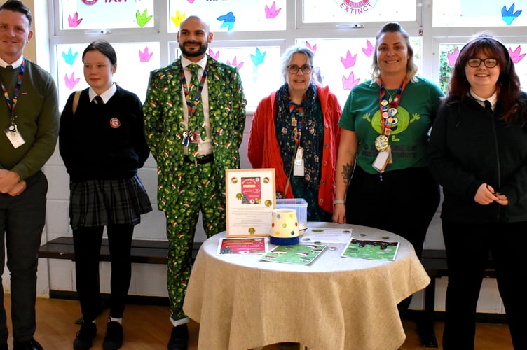 Tavistock College students' and staff's humorous tribute to their late colleague and teacher James Stroud.