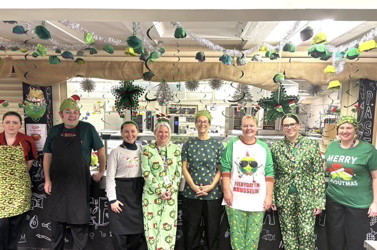 Tavistock College staff's humorous tribute to their late colleague James Stroud.