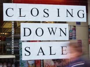 Fewer businesses shut their doors in Devon last year