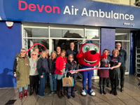 Newest air ambulance charity shop opened by founder
