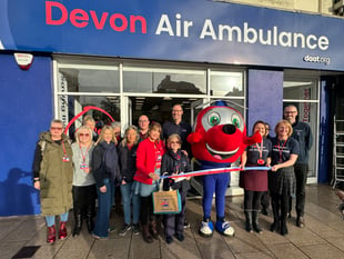 Newest air ambulance charity shop opened by founder

