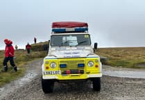 Okehampton rescue group says farewell to Land Rover Ada on high moor