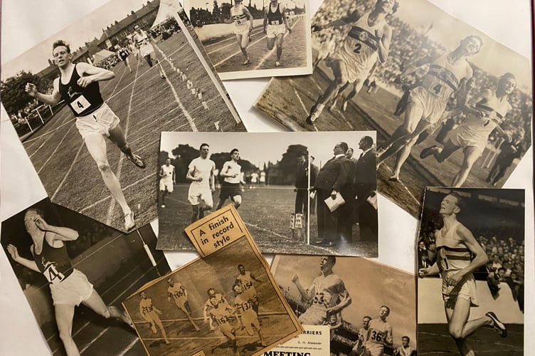 Olympian runner Mike Farrell has a gallery of his former athletic achievements on his Yelverton nursing home wall.