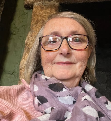 Author Lin Treadgold who lives near Okehampton, she's written a romantic novel inspired by her father's wartime experiences in Italy. The Trail to Freedom