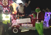 Santa's sleigh brings festive cheer