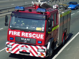 Fire breaks out on A30 near Sourton Cross