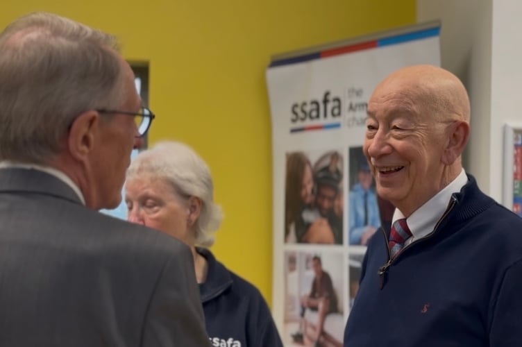 Armed Forces charity SSAFA has distributed Christmas hampers to veterans.