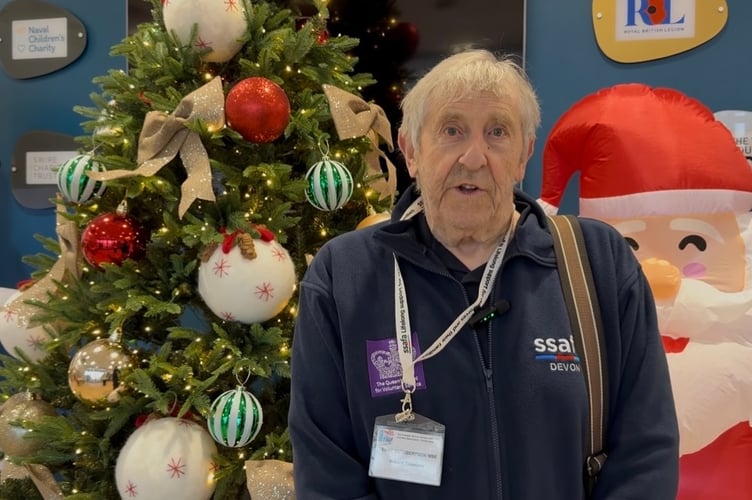 Armed Forces charity distributed hampers to veterans this Christmas, via local veterans' charities across Devon.