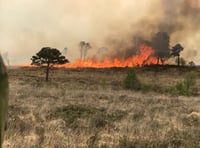 Moorland wildfires prompt warning