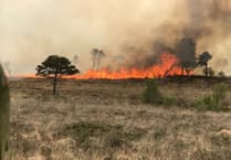 Moorland wildfires prompt warning