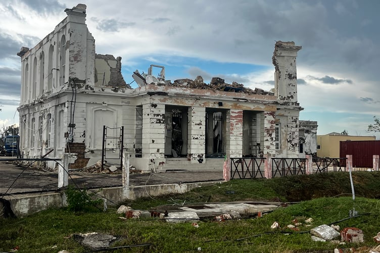 REACT volunteer humanitarian aid team leader Kirsten-Bailey Edmonds took this picture of destruction caused by the Jamaica hurricane. Picture by Kirsten Edmonds-Bailey.