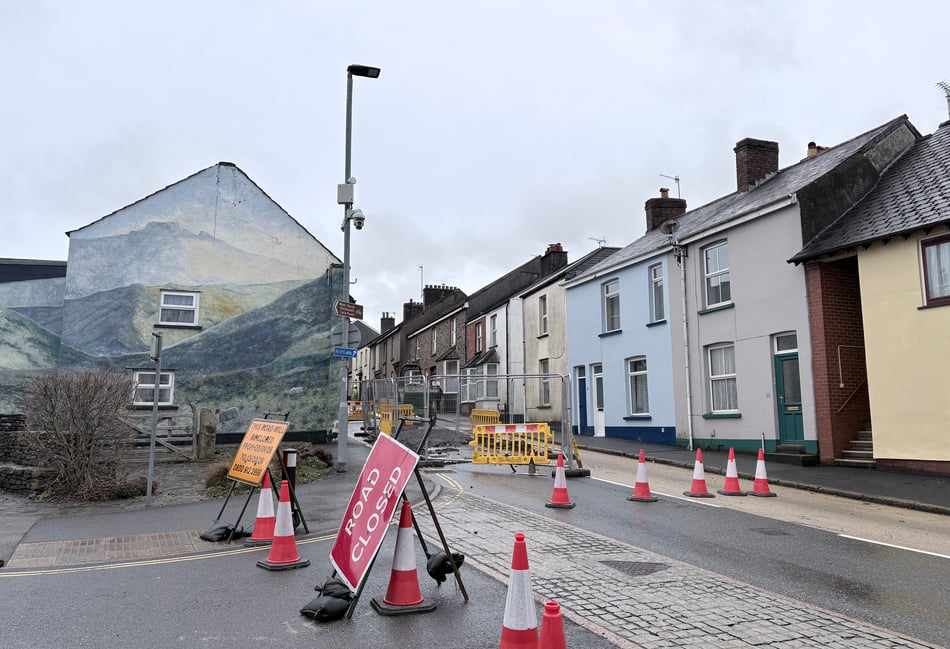 Okehampton gasworks to continue until the end of March