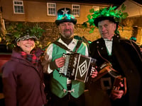 Evil spirits frightened away at Sandford Wassail
