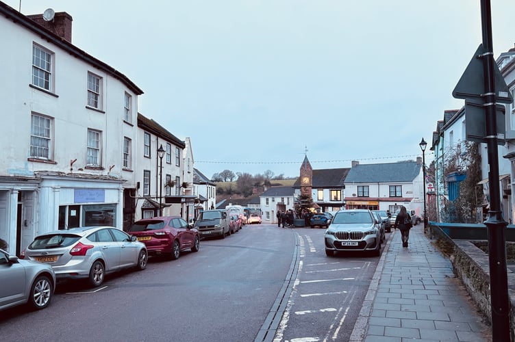The Square in North Tawton