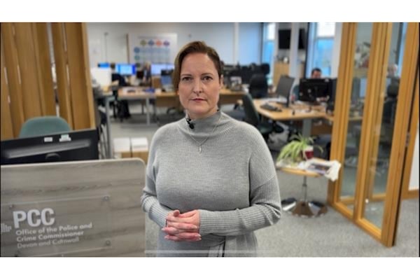 Alison Hernandez, the Police and Crime Commissioner for Devon and Cornwall Police.