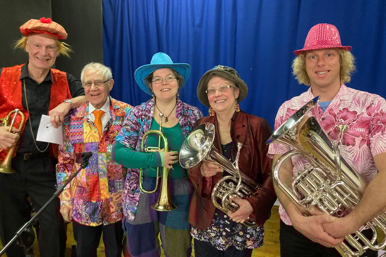 The Sydenham Damerel Blowers were on good form at the Coronation Hall concert.