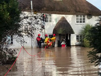 Okehampton rescuers do their bit in East Devon floods