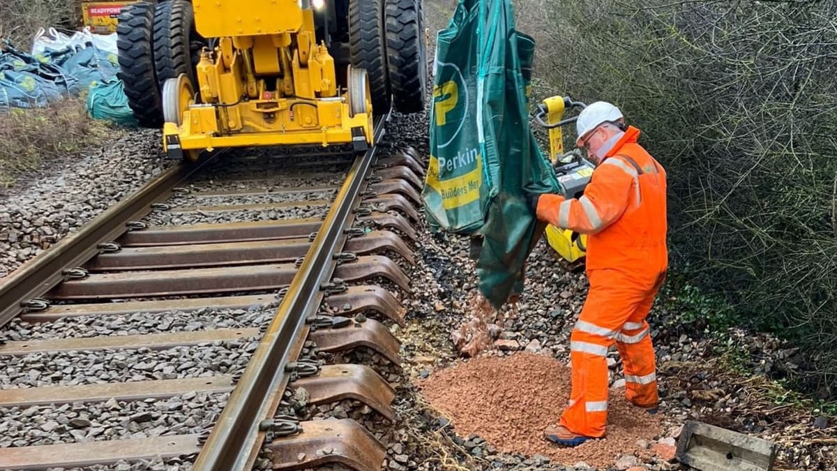 Rail line still shut between Exeter and Okehampton due to storm damage