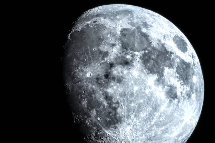 Mike Quine sent in this photo of the moon from Ramsey