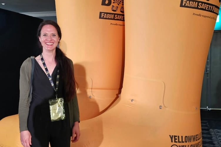 Holly Atkinson, a Devon farmer, is supporting a charity in raising awareness of mental health support for colleagues.