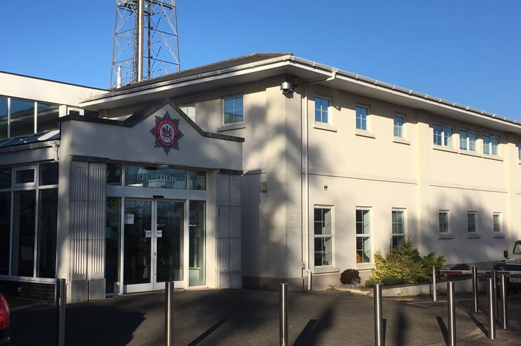 Devon and Somerset Fire and Rescue Service HQ in Clyst St George.
