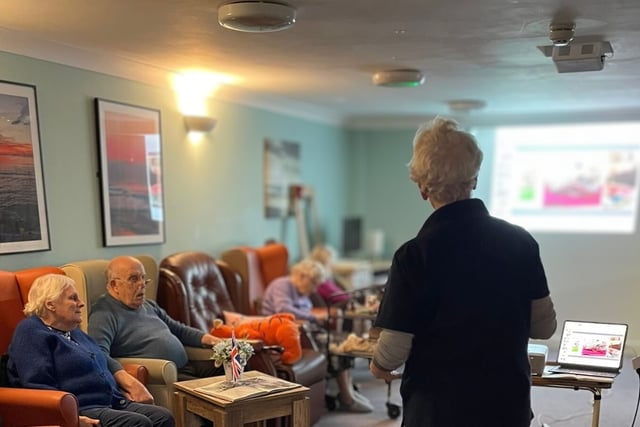 Hedgehog rescue visits Hatherleigh Nursing Home