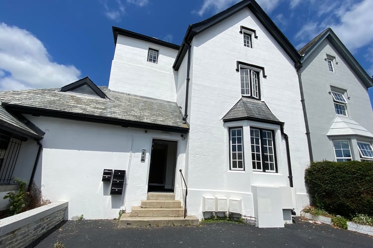 20 Plymouth Road, Tavistock where three temporary accommodation flats have been provided by West Devon Borough Council. Picture: LDRS/Alison Stephenson