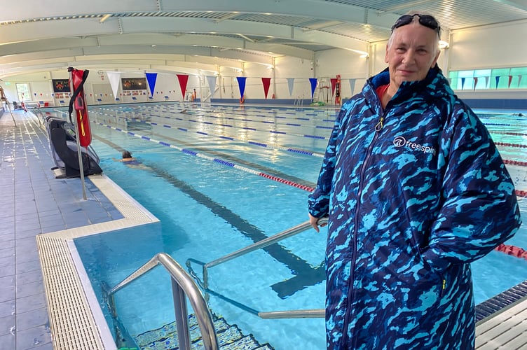 Long distance swimmer Carol Gander is due to tackle one of the biggest challenges of her life - a charity five km (three-mile) swim for charity in Tavistock.