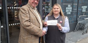 Co-op donates £150 to Gunnislake village hall for repairs