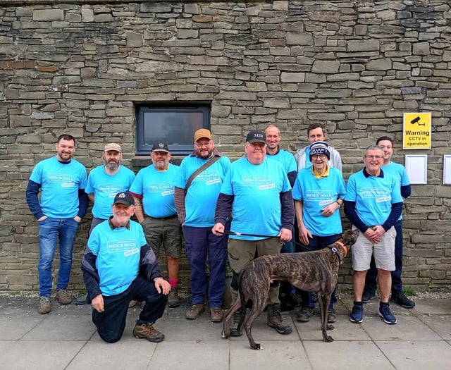 Okehampton family raises hundreds for Hospiscare in Men's Walk