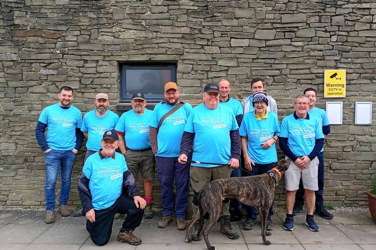 Four generations of the Penna family completed the Men's Walk Your Way for Hospiscare.