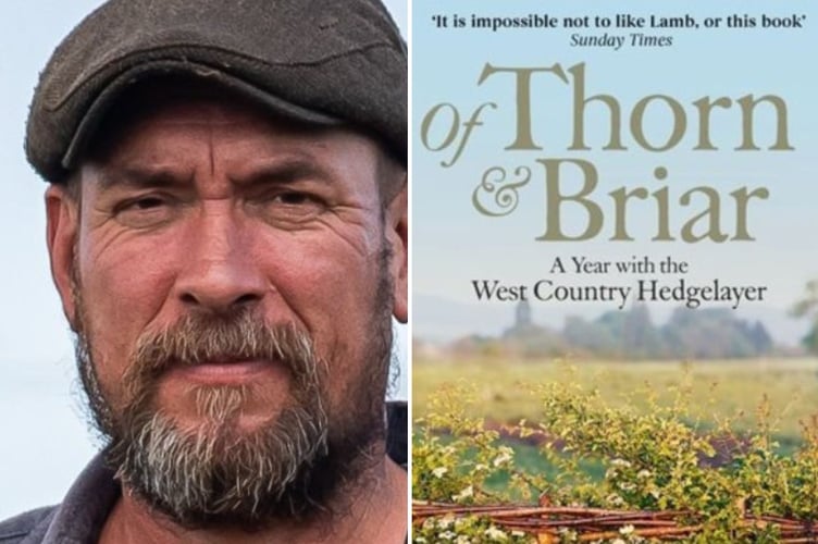 Paul Lamb with his new book Of Thorn and Briar