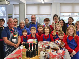 Local primary pupils learn new skills at cookery course