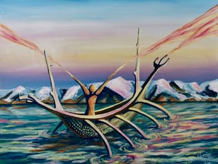 Artists' Easter village hall exhibition