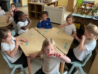 Pupils brush up on dental hygiene