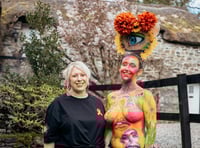 Okehampton body artist raises over £120 for endometriosis charity
