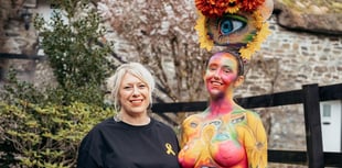 Okehampton body artist raises over £120 for endometriosis charity