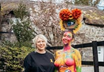 Okehampton body artist raises over £120 for endometriosis charity