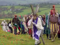 Easter passion play draws a crowd