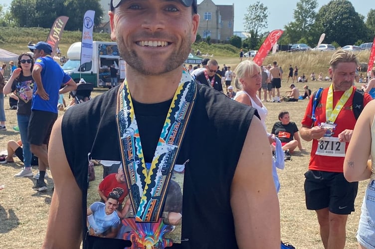 Joe Benjamin-Guest, 32, of Liddaton, is running seven daily marathons in a week to support his seriously ill family friend Steve Hemmings.