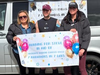 Marathon man finishes poignant runs for ill friend