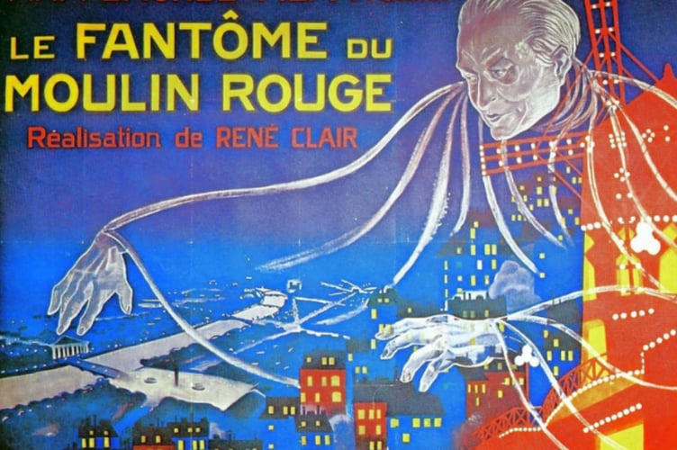 Film fans are invited to a rare showing of the acclaimed silent film Fantôme of the Moulin Rouge’ (pictured) with the added attraction of an accompaniment by live music in Chagford this month.