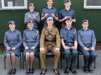 RAF cadet becomes Second Lieutenant