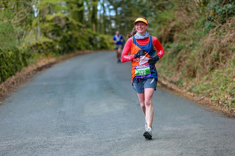 Amanda McOwan White conquered the Dartmoor Marathon to raise funds for a charity which supports her family members