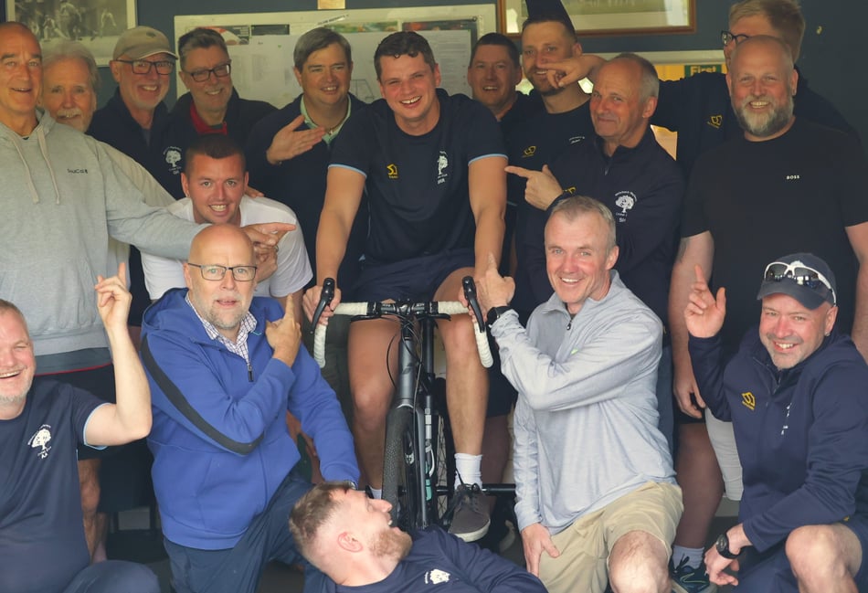 Cricketers pedal to success for clubhouse plans