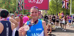 OCRA manager runs London Marathon