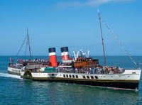 Last seagoing paddle steamer sailing out of Plymouth