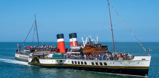 Last seagoing paddle steamer sailing out of Plymouth